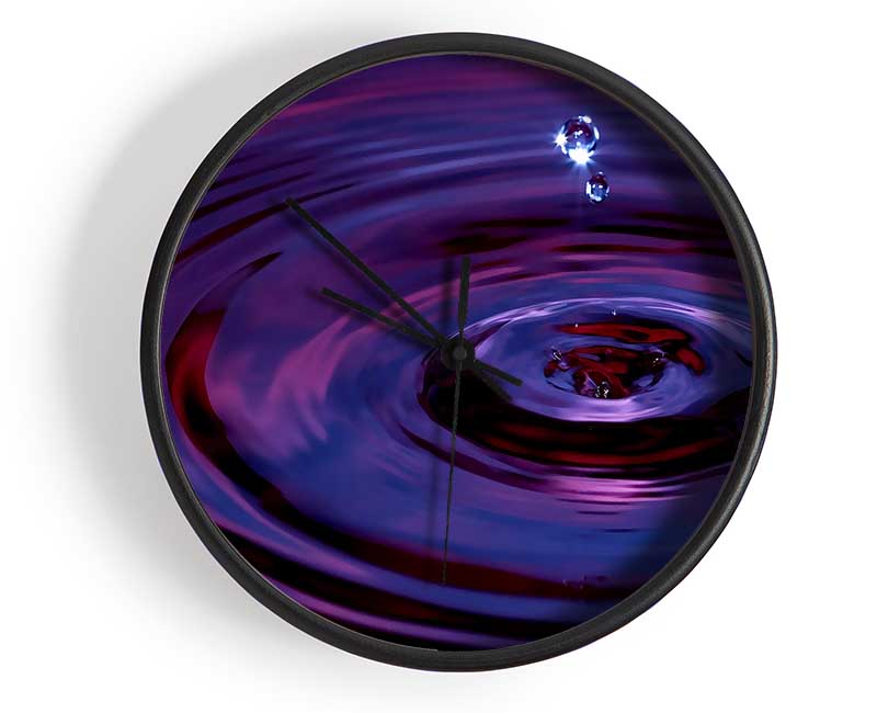 Abstract Drop Clock - Wallart-Direct UK