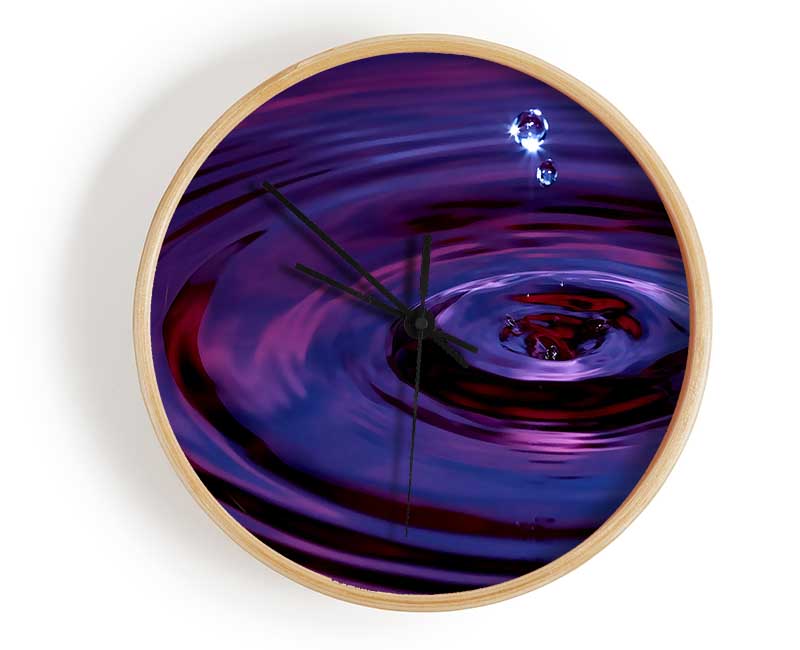 Abstract Drop Clock - Wallart-Direct UK