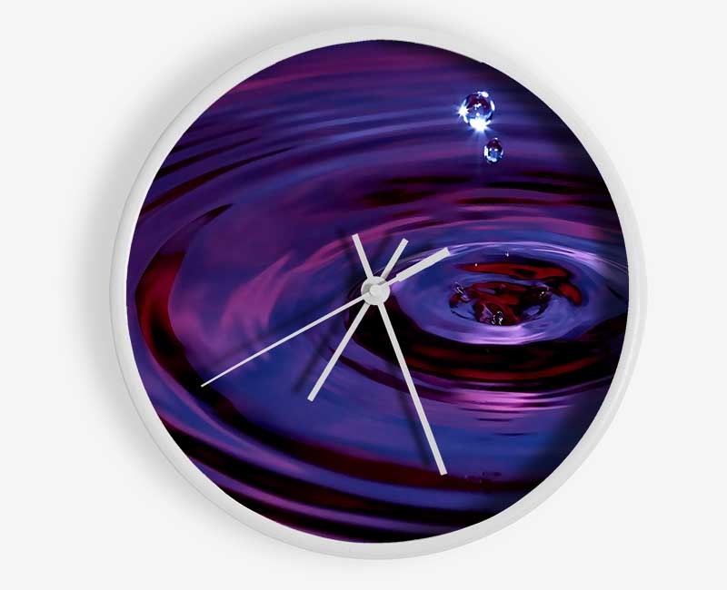 Abstract Drop Clock - Wallart-Direct UK