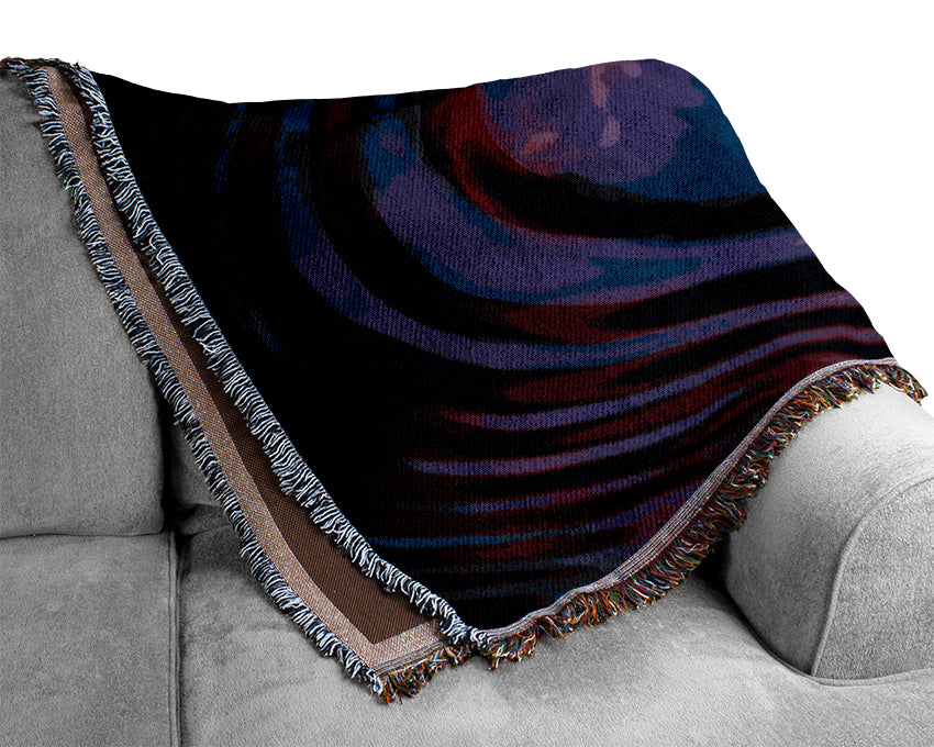 Abstract Drop Woven Blanket