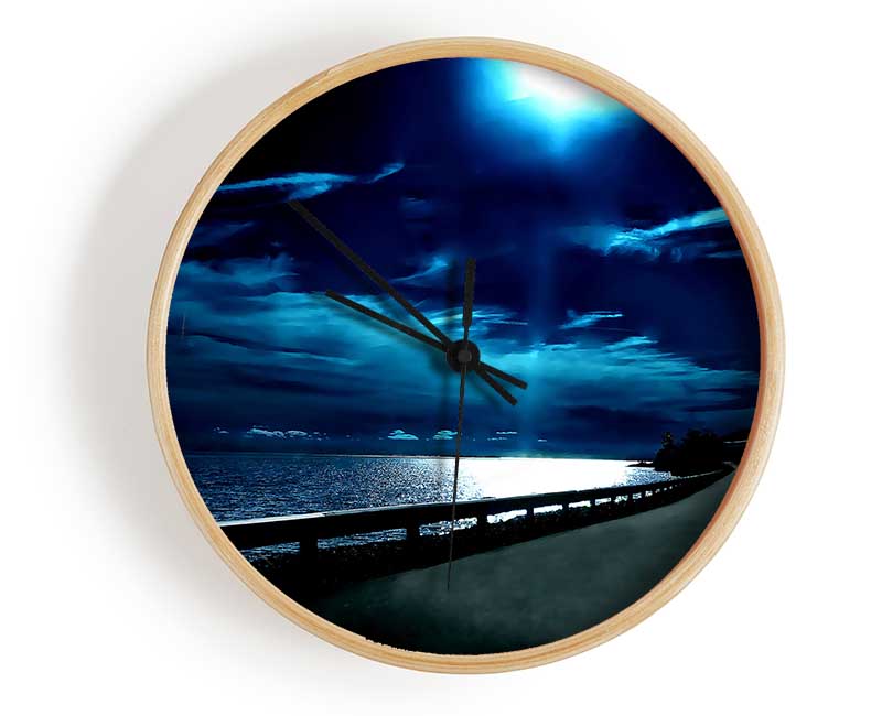 Highway Nights Clock - Wallart-Direct UK