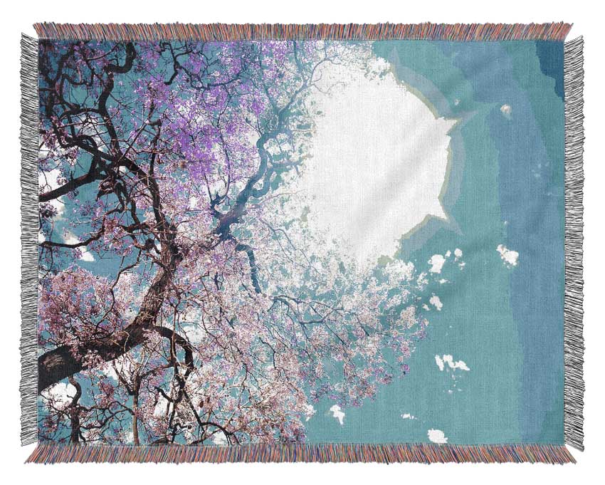 Blooming Spring Woven Blanket