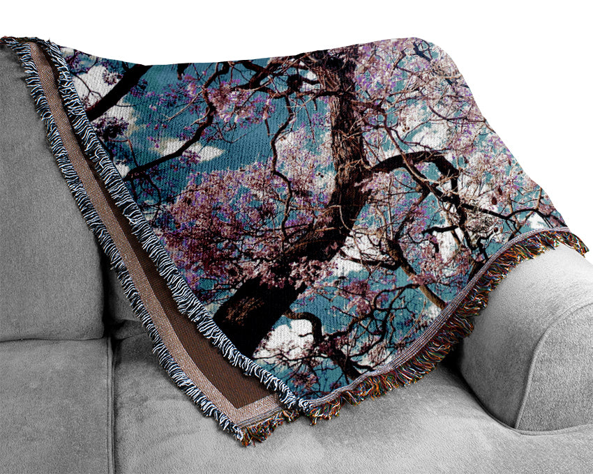 Blooming Spring Woven Blanket