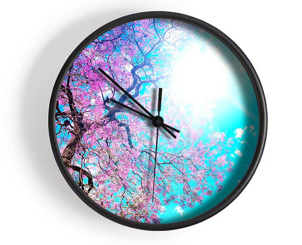 Blooming Spring Clock - Wallart-Direct UK