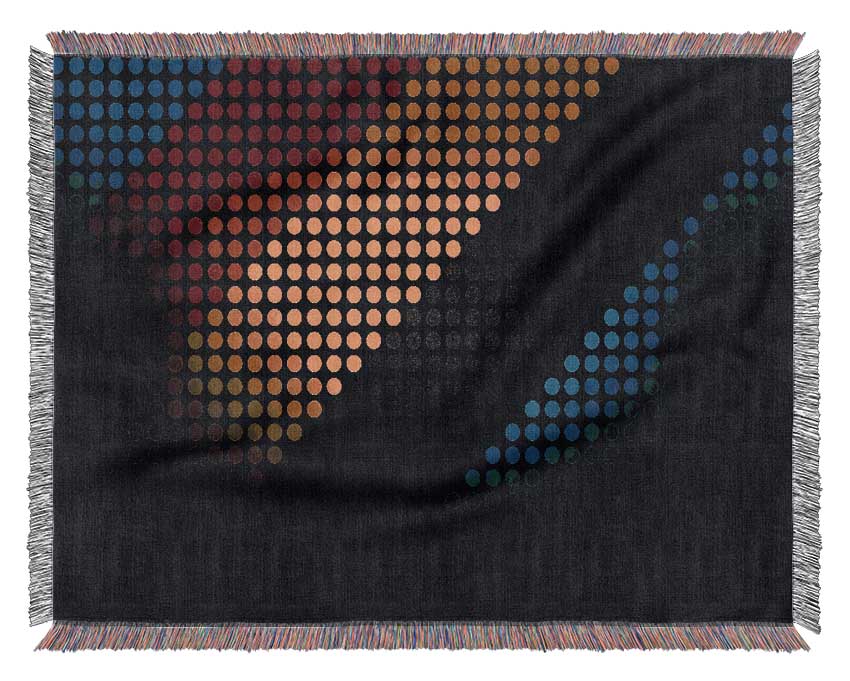 Dark Designer Woven Blanket