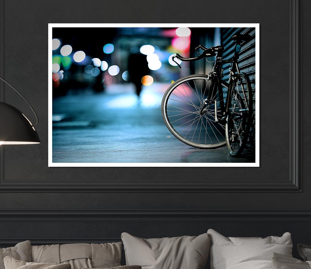 Bicycle Print Poster Wall Art