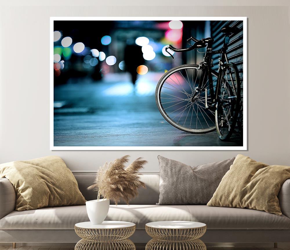 Bicycle Print Poster Wall Art