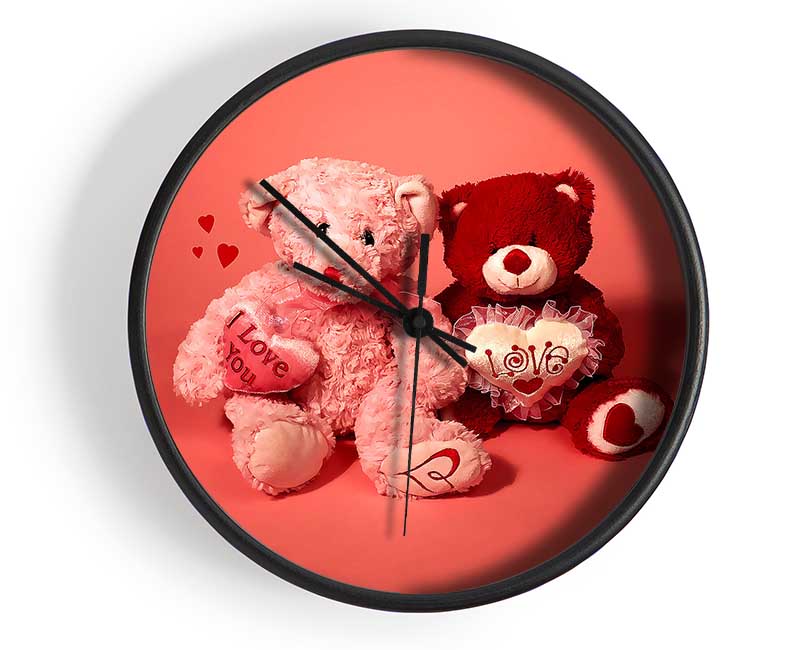 Happy Valentines Day Clock - Wallart-Direct UK