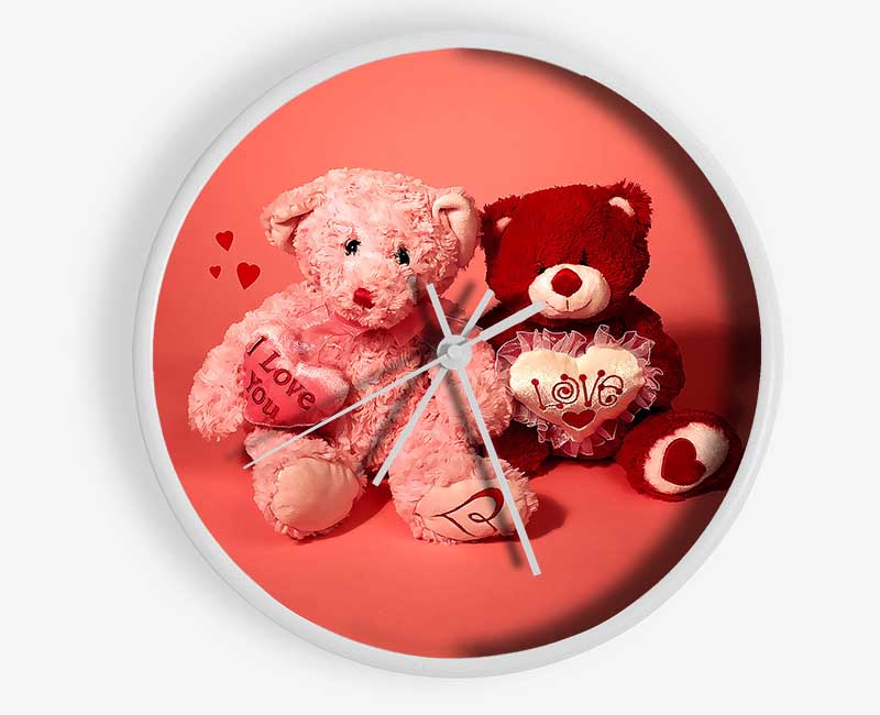 Happy Valentines Day Clock - Wallart-Direct UK