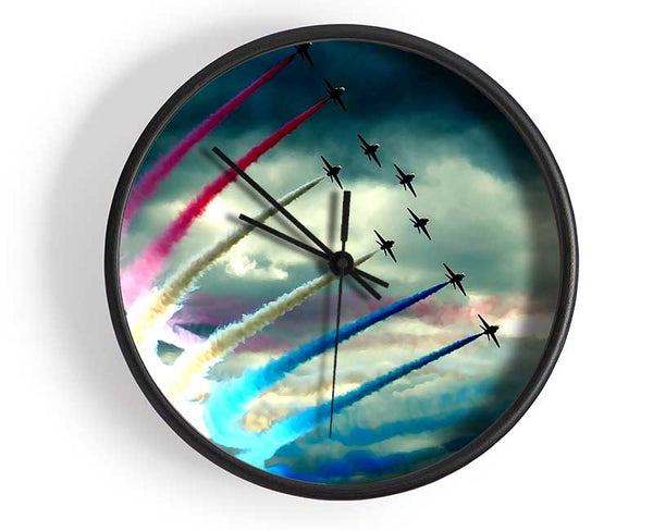 Air Show Clock - Wallart-Direct UK