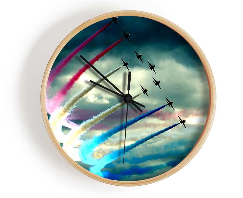 Air Show Clock - Wallart-Direct UK