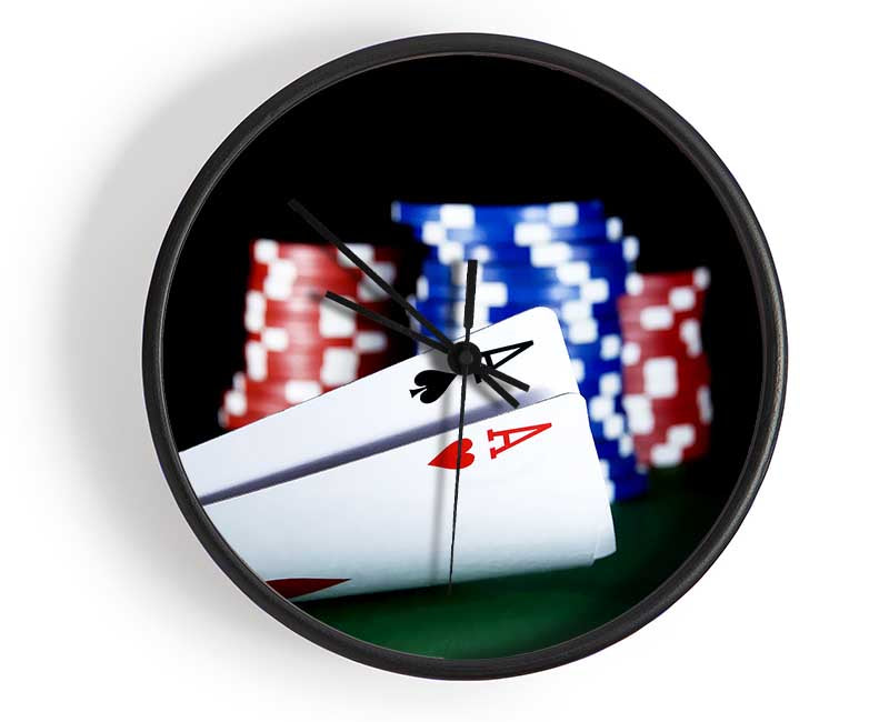 The Nuts In Poker Clock - Wallart-Direct UK