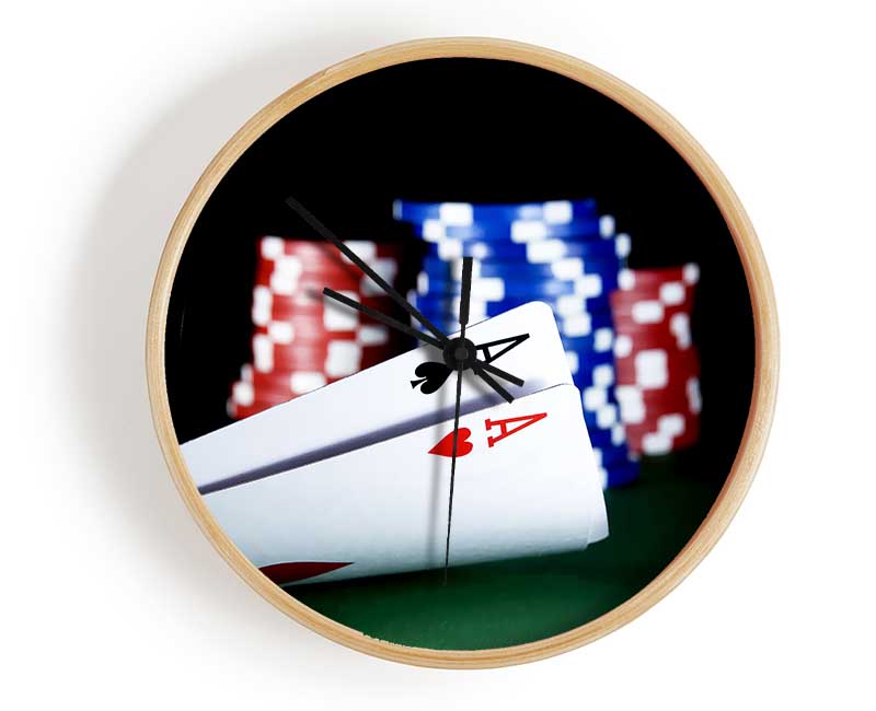 The Nuts In Poker Clock - Wallart-Direct UK