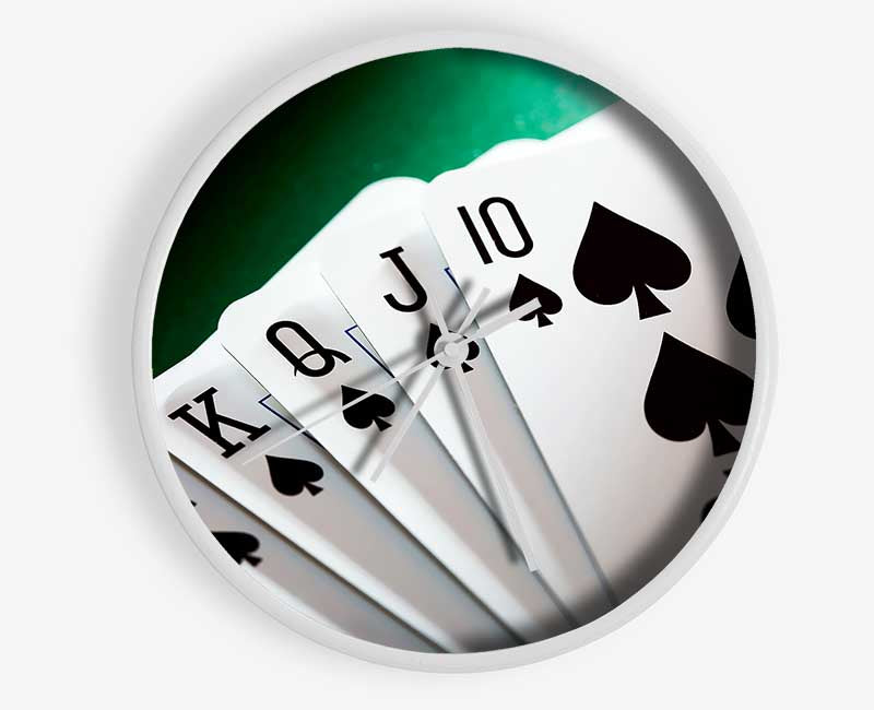 Royal Flush Poker Clock - Wallart-Direct UK