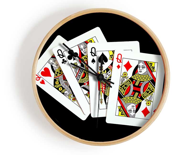 Ladies Poker Clock - Wallart-Direct UK