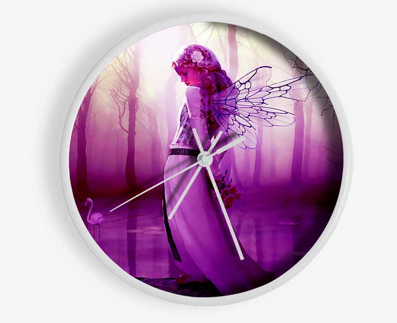 Fairy Lake Clock - Wallart-Direct UK