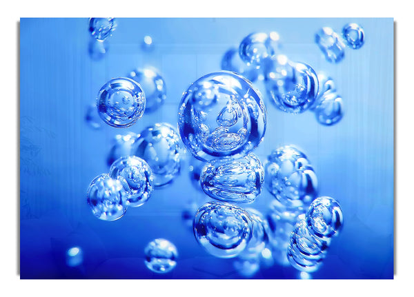 Liquid Blue Bubbles