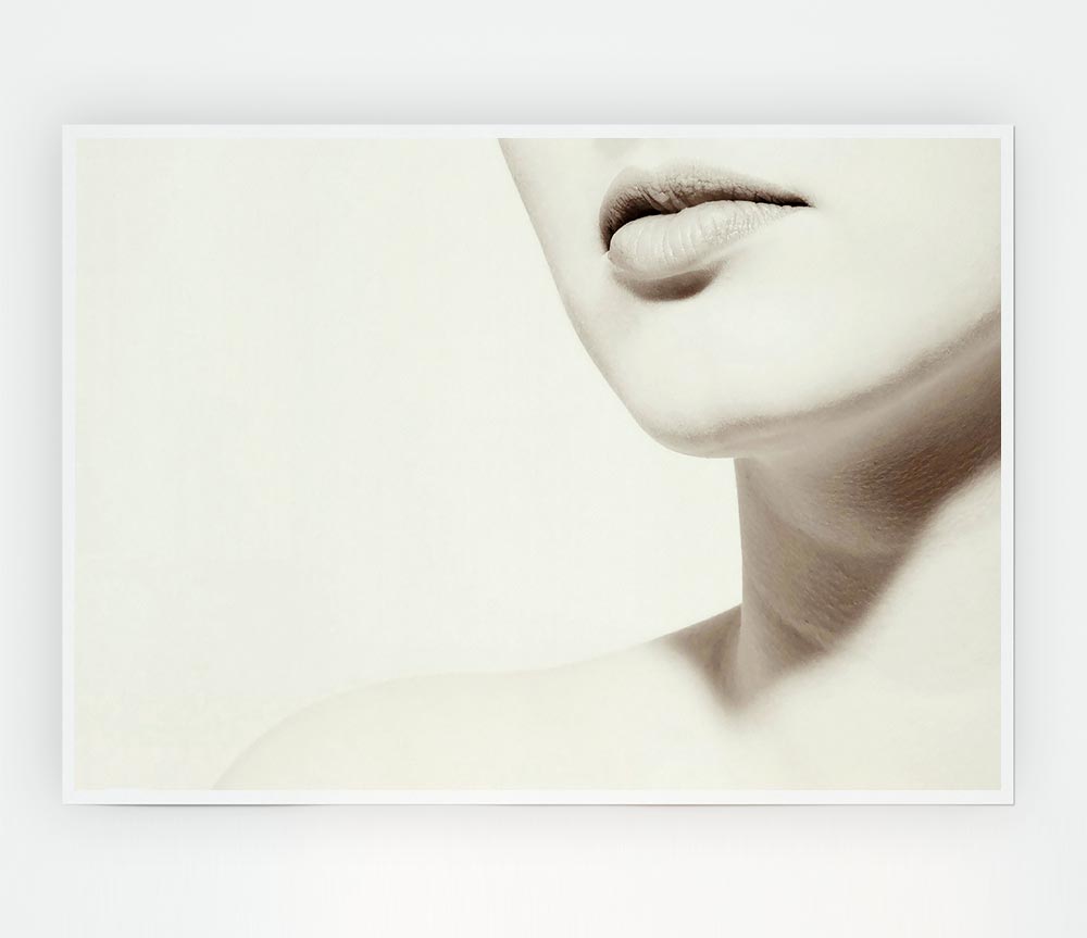 Flawless Skin Print Poster Wall Art