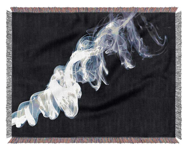 Smoke Swirl Woven Blanket