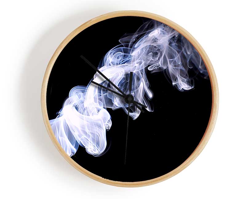 Smoke Swirl Clock - Wallart-Direct UK