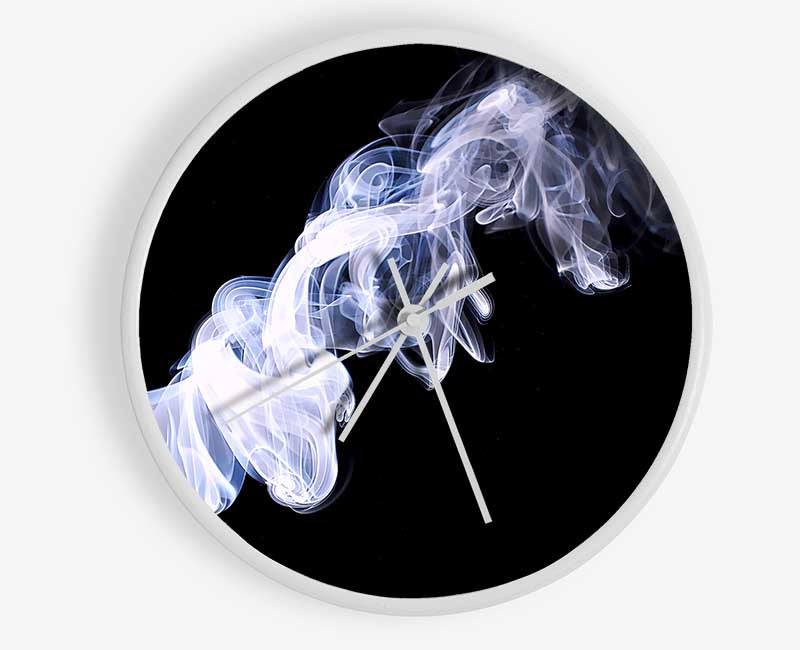 Smoke Swirl Clock - Wallart-Direct UK