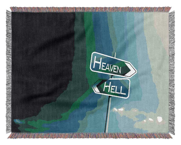 Heaven And Hell Woven Blanket