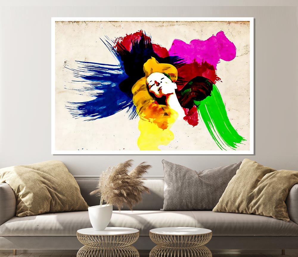 Hair Colours Print Poster Wall Art