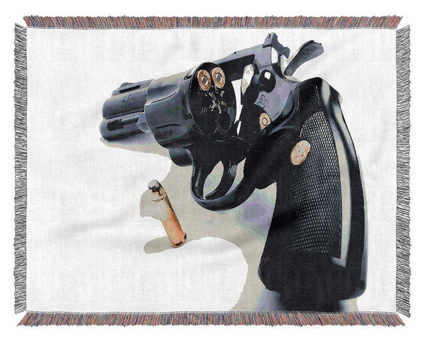 Gun And Bullet Woven Blanket