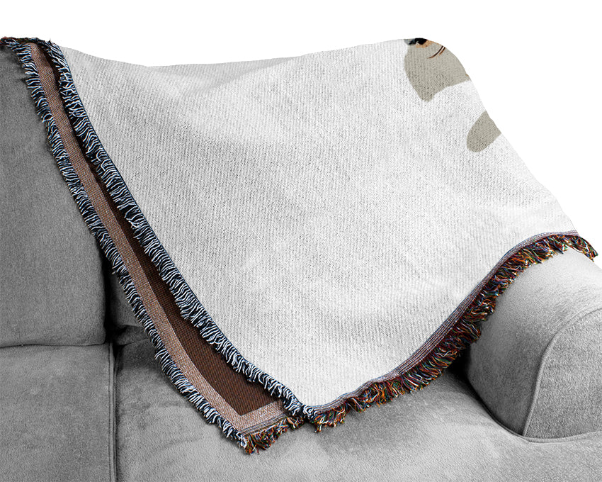 Gun And Bullet Woven Blanket