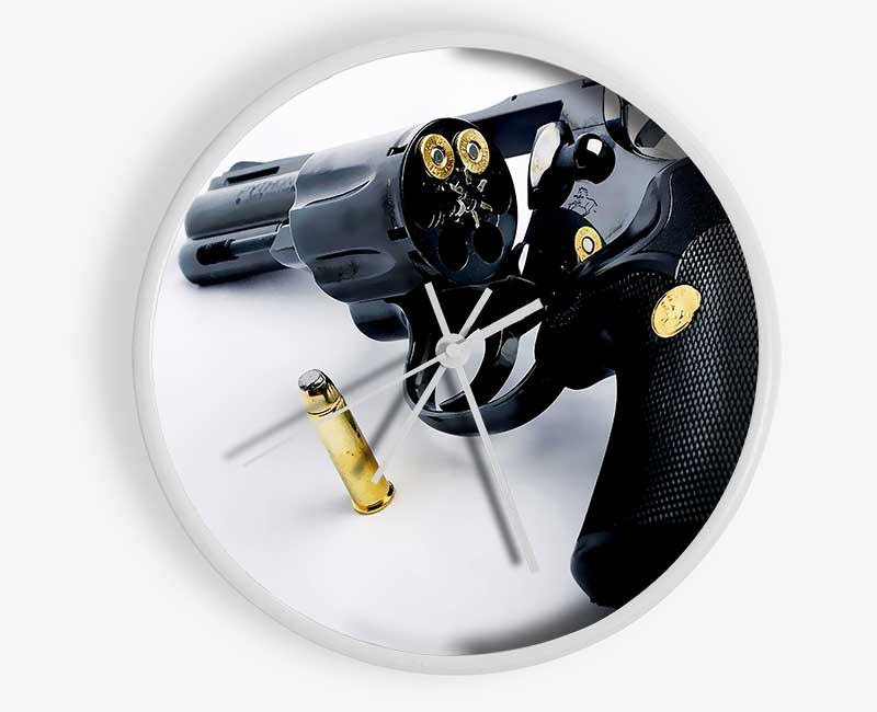 Gun And Bullet Clock - Wallart-Direct UK