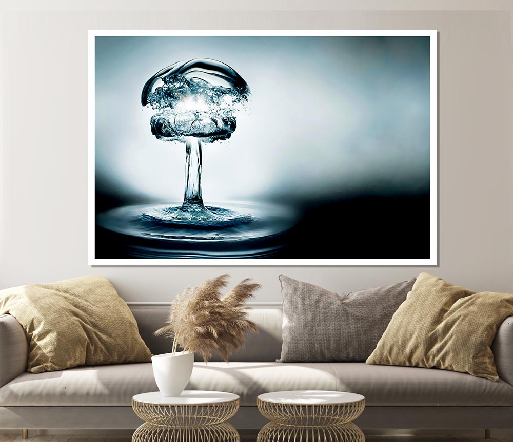 Water Bomb Print Poster Wall Art