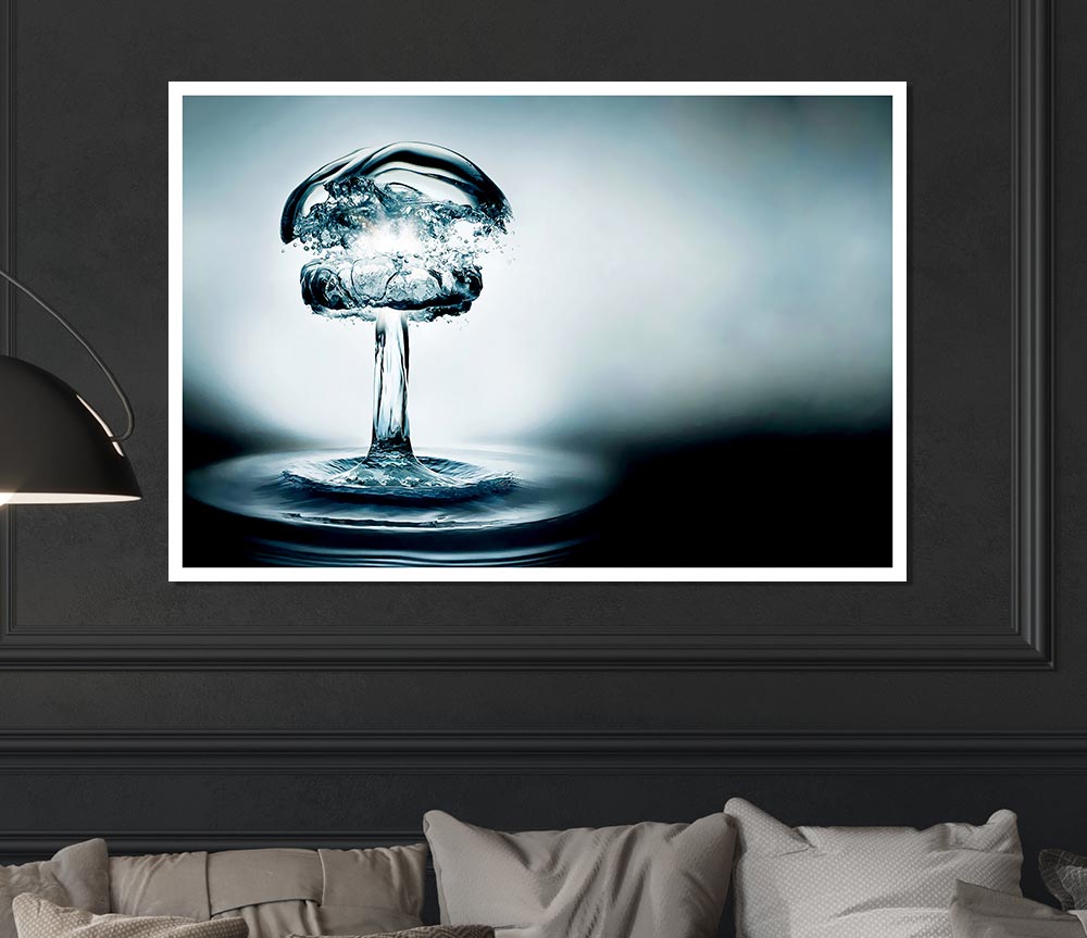 Water Bomb Print Poster Wall Art