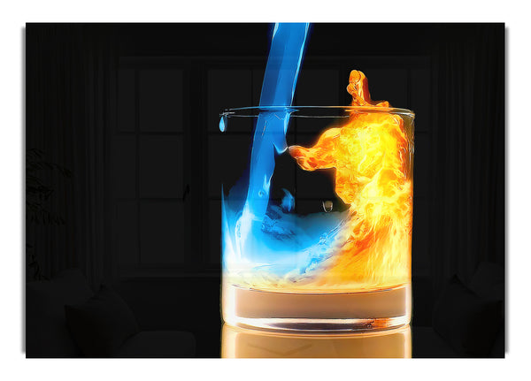 Pouring Fire And Water