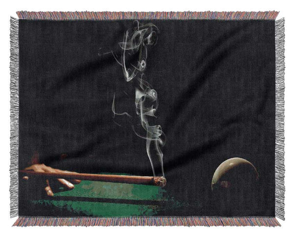 Smoking Cue Woven Blanket