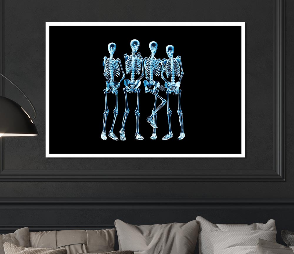 Funny Bones Print Poster Wall Art