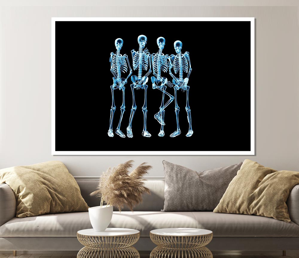 Funny Bones Print Poster Wall Art