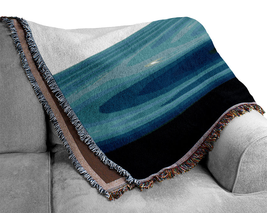 Flow Of The Splash Woven Blanket