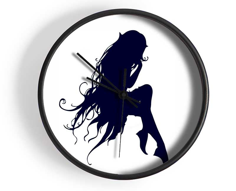 Blue Fairy Clock - Wallart-Direct UK