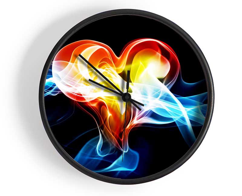 Lovers Heart Of Passion Clock - Wallart-Direct UK