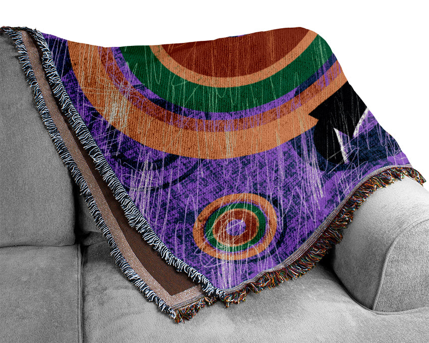 Disco Colours Woven Blanket