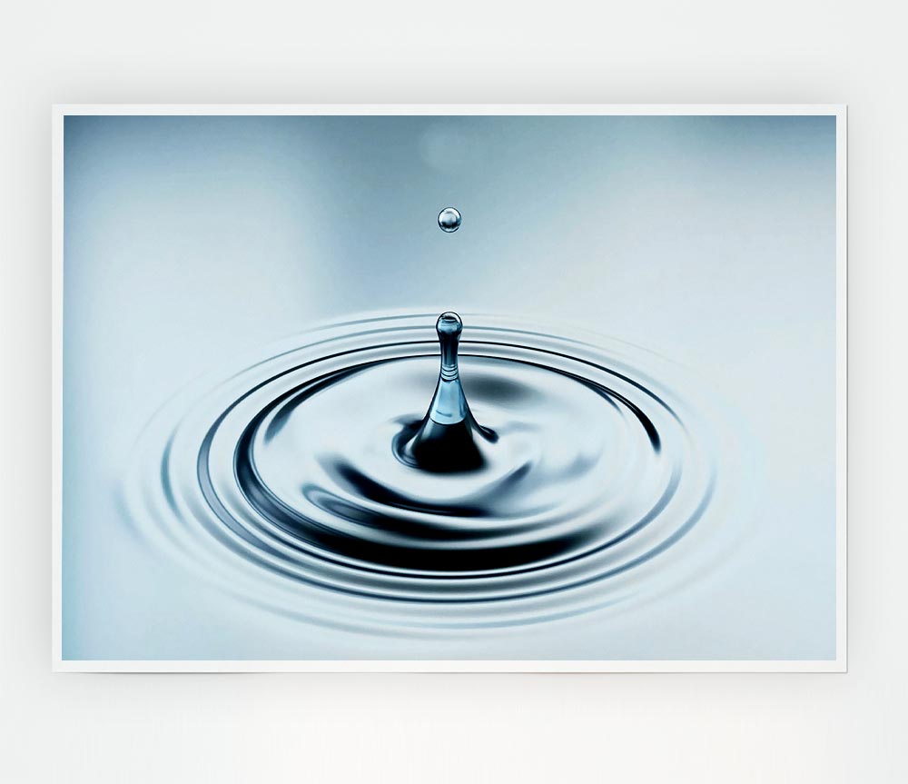 Diamond Droplet Print Poster Wall Art