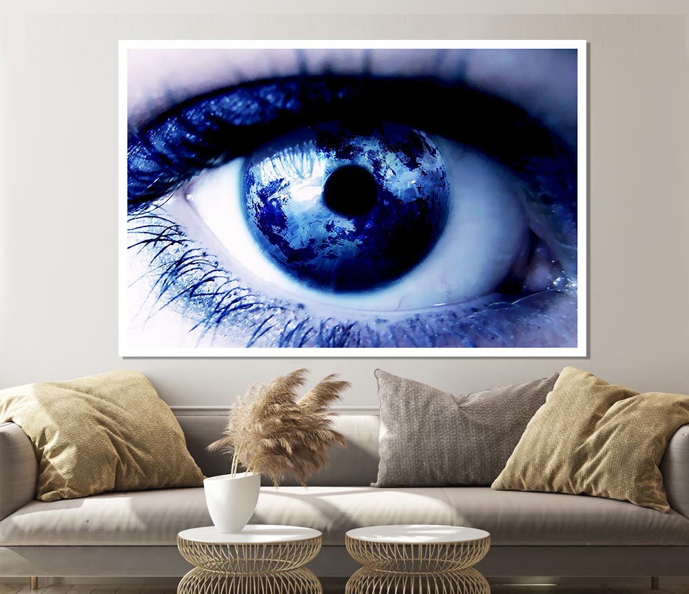 Eye Of The Storm Print Poster Wall Art