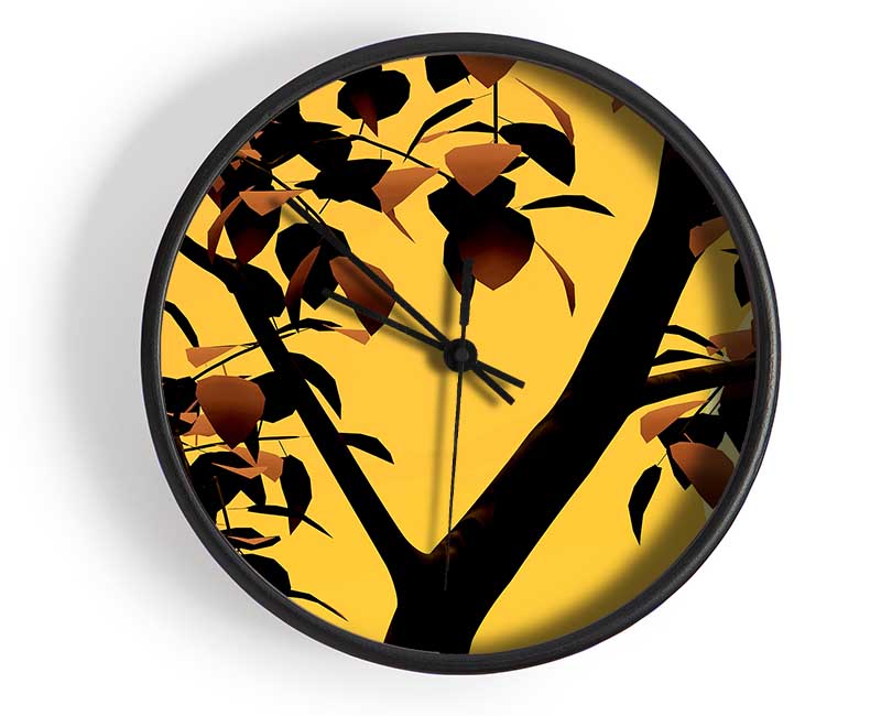 Branches In Sunlight Clock - Wallart-Direct UK