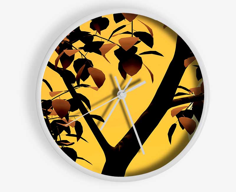 Branches In Sunlight Clock - Wallart-Direct UK