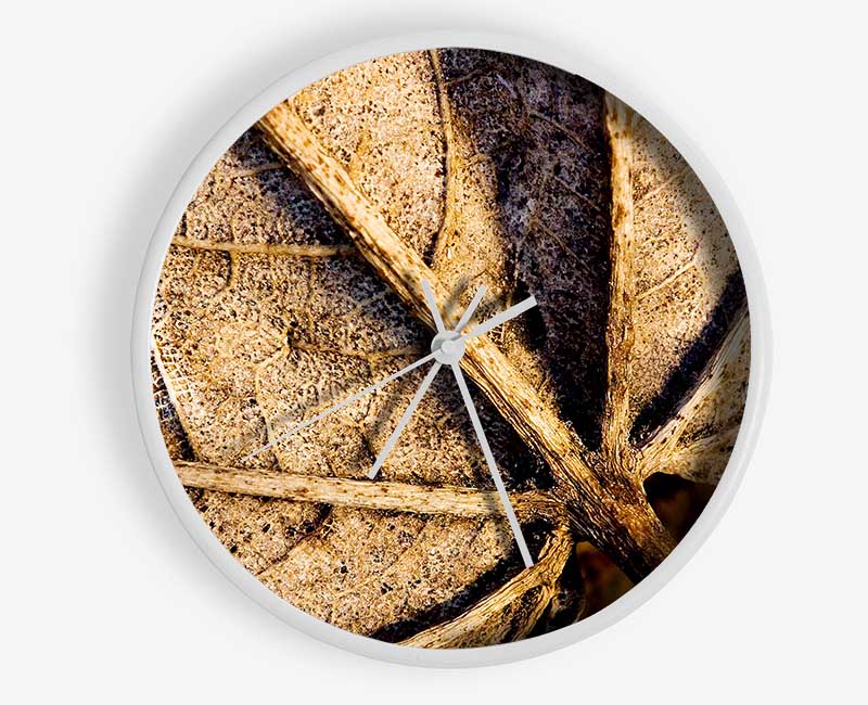 The Life Of A Leaf Chocolate Clock - Wallart-Direct UK