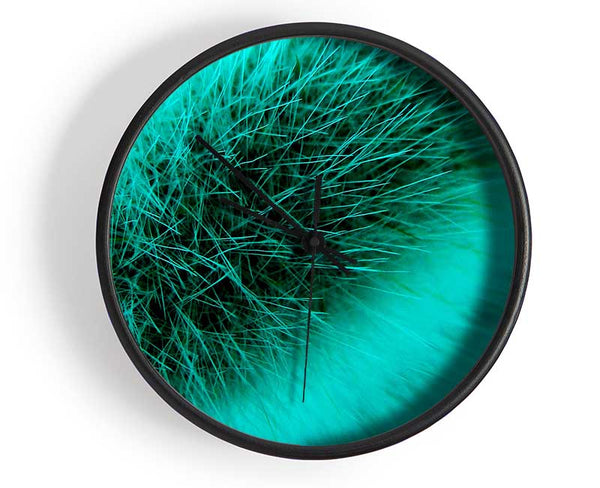 Green Fur Clock - Wallart-Direct UK