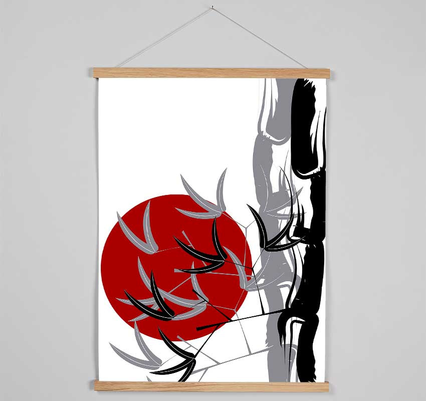 Red Sun Burn Hanging Poster - Wallart-Direct UK