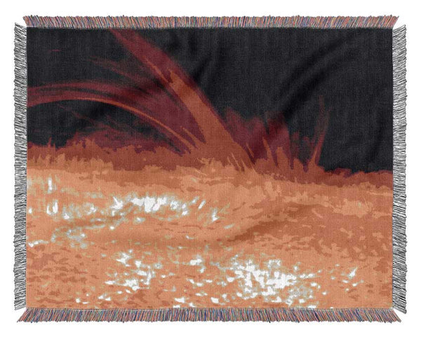 Lava River Woven Blanket