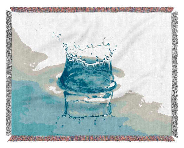 Aqua Splash Woven Blanket