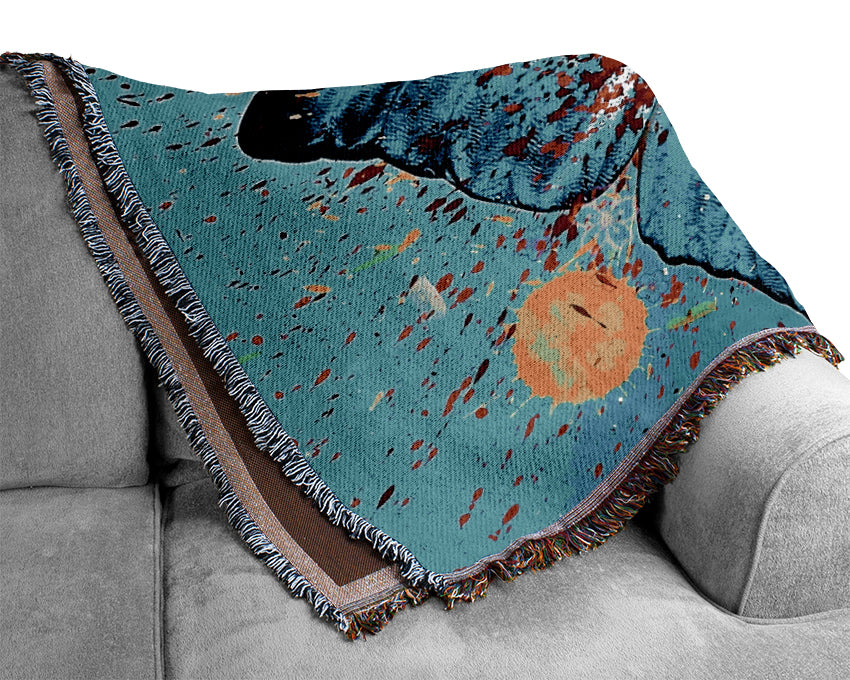 Butterfly Splash Woven Blanket